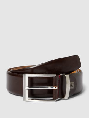 Ledergürtel mit Dornschließe Shop The Look MANNEQUINE