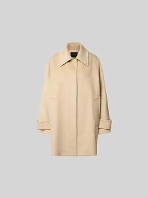 Relaxed Fit Mantel mit Kaschmir-Anteil Shop The Look MANNEQUINE