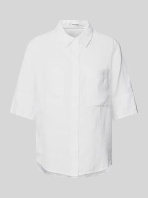 Bluzka koszulowa z listwą guzikową model ‘Filalia’ Shop The Look MANNEQUINE