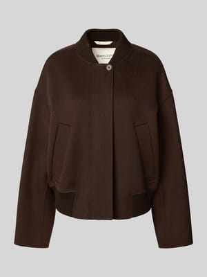 Relaxed fit blouson van wolmix Shop The Look MANNEQUINE