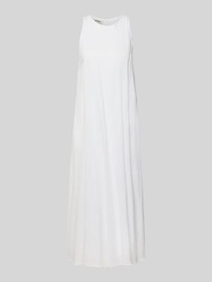 Midikleid aus Leinen mit Rundhalsausschnitt Modell 'UKARA' Shop The Look MANNEQUINE