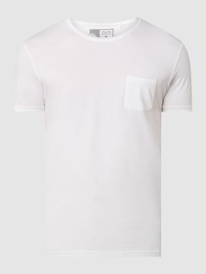 T-shirt van biologisch katoen, model 'Gaylin' Shop The Look MANNEQUINE