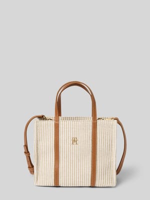 Crossbody-Strand-Tasche aus Baumwollmix Shop The Look MANNEQUINE