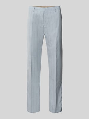 Straight Fit Hose mit Leinen-Anteil Modell 'Wesley' Shop The Look MANNEQUINE