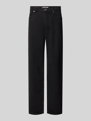 Baggy Fit Jeans mit Knopfverschluss Shop The Look MANNEQUINE