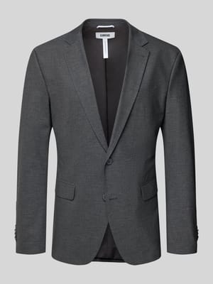 Marynarka w kroju slim fit z dodatkiem żywej wełny Model 'Totti' Shop The Look MANNEQUINE