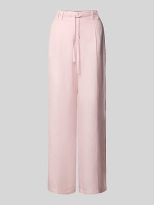 Wide Leg Hose aus Leinen-Mix mit Gürtel Shop The Look MANNEQUINE