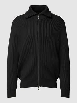 Strickjacke mit Umlegekragen Shop The Look MANNEQUINE