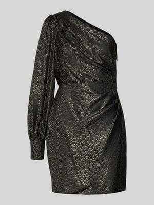 Sukienka koktajlowa na jedno ramię model ‘MACKEAN’ Shop The Look MANNEQUINE