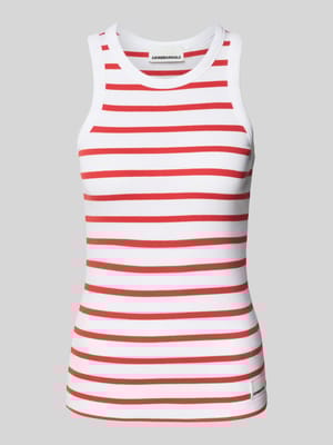 Wollen top met ronde hals, model 'KANITAA' Shop The Look MANNEQUINE