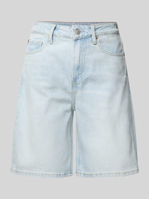 Relaxed fit korte jeans van een mix van katoen en lyocell Shop The Look MANNEQUINE