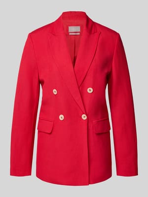 Regular Fit Blazer aus Leinen-Mix mit Viskose-Anteil Shop The Look MANNEQUINE