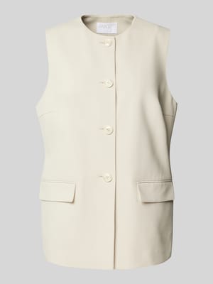 Weste mit Rundhalsausschnitt Shop The Look MANNEQUINE
