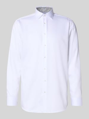 Koszula biznesowa o kroju regular fit z listwą guzikową Shop The Look MANNEQUINE