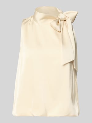 Top w stylu bluzki z kokardą model 'Veda' Shop The Look MANNEQUINE
