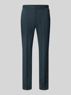 Spodnie garniturowe o kroju regular fit z dodatkiem wiskozy Shop The Look MANNEQUINE
