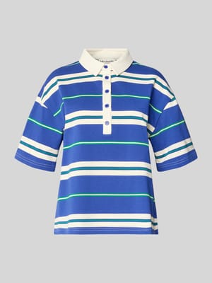 Koszulka polo o kroju loose fit z obniżoną linią ramion Model 'Ulma' Shop The Look MANNEQUINE