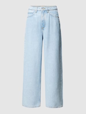 Jeans met labelpatch Shop The Look MANNEQUINE