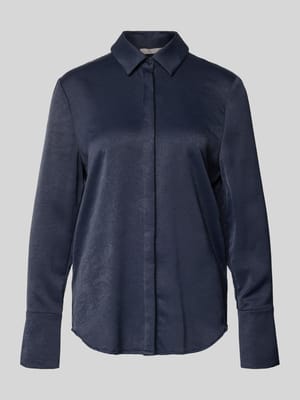 Bluzka koszulowa o kroju regular fit z fakturowanym wzorem Shop The Look MANNEQUINE