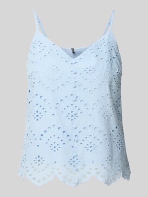 Top bluzkowy o kroju relaxed fit z czystej bawełny model ‘VILDE’ Shop The Look MANNEQUINE