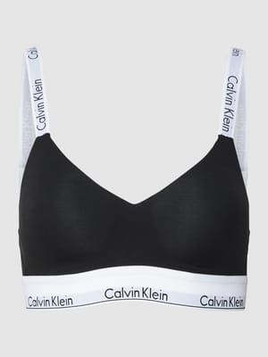 Bralette met labeldetails Shop The Look MANNEQUINE