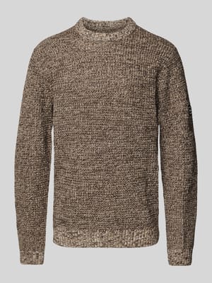 Strickpullover mit Rundhalsausschnitt Modell 'LIAM' Shop The Look MANNEQUINE