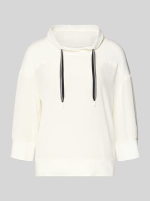 T-Shirt mit 3/4-Arm und Kapuze Shop The Look MANNEQUINE