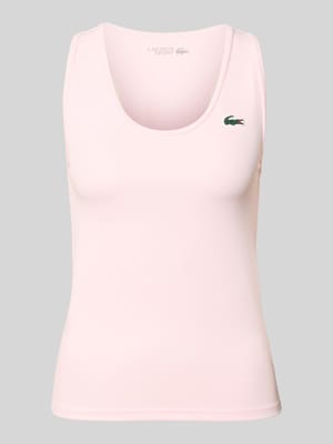 Slim Fit Sport Tank Top mit Label Patch Shop The Look MANNEQUINE