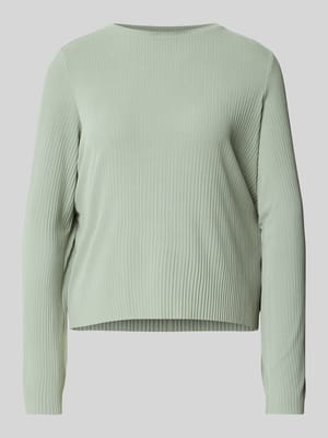 Longsleeve mit Strukturmuster Shop The Look MANNEQUINE