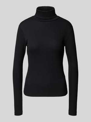 Slim Fit Langarmshirt mit Baumwollanteil Modell 'CHLOE' Shop The Look MANNEQUINE