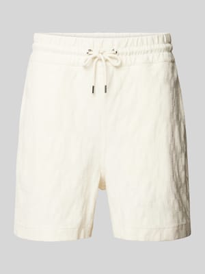 Shorts mit elastischem Bund Modell 'TERRY' Shop The Look MANNEQUINE