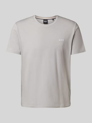 Regular Fit T-Shirt aus Baumwoll-Elasthan-Mix Shop The Look MANNEQUINE