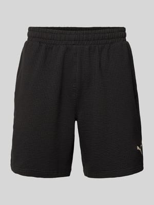 Shorts mit Logo-Stitching Shop The Look MANNEQUINE