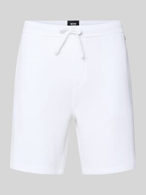 Regular Fit Sweatshorts aus Baumwoll-Mix Modell 'WAFFLE SHORTS' Shop The Look MANNEQUINE