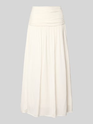 maxirok met rimpelingen Shop The Look MANNEQUINE