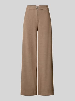 Wide Leg Hose mit Viskose-Anteil Modell 'Darina' Shop The Look MANNEQUINE