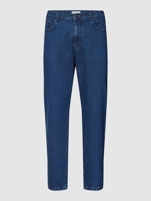 Jeans met labelpatch Shop The Look MANNEQUINE