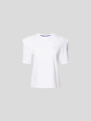 T-Shirt mit Schulterpolstern Shop The Look MANNEQUINE