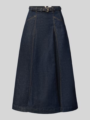 Jeansrock mit Gürtel Modell 'RAYNE' Shop The Look MANNEQUINE