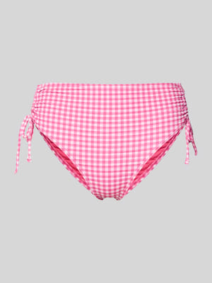 High waist bikinibroekje met zijplooien Shop The Look MANNEQUINE
