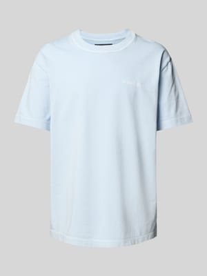 Regular Fit T-Shirt aus reiner Baumwolle Shop The Look MANNEQUINE