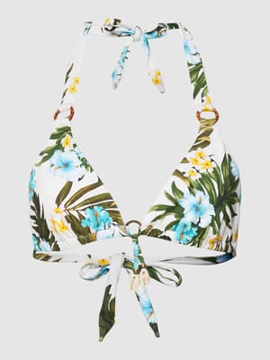 Bikinitop met all-over bloemenmotief, model 'LIKO MAUPITI' Shop The Look MANNEQUINE