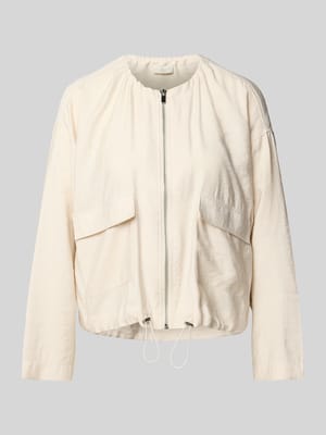Blouson met extra brede schouders en klepzakken Shop The Look MANNEQUINE
