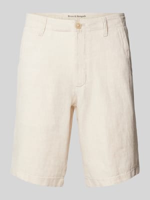 Regular fit linnen broek met achterzakken, model 'ABEL' Shop The Look MANNEQUINE