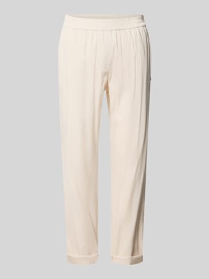 Straight Fit Leinenhose mit Viskose-Anteil Shop The Look MANNEQUINE