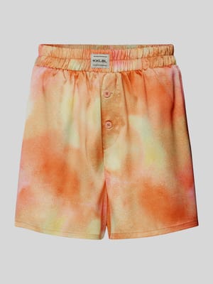 Regular Fit Shorts mit elastischem Bund Shop The Look MANNEQUINE