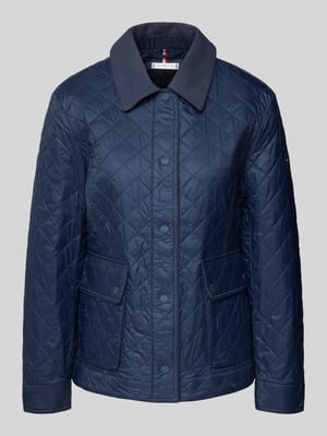 Kurtka pikowana o kroju shaped z kieszeniami z patkami Shop The Look MANNEQUINE