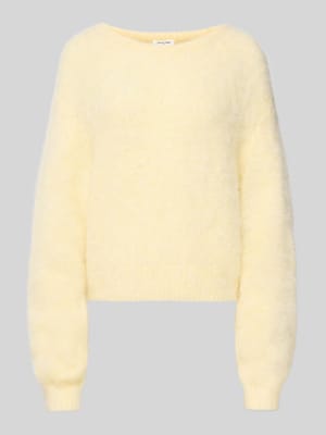 Gebreide pullover met geribde afwerkingen Model 'NIBY' Shop The Look MANNEQUINE