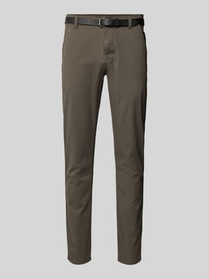 Regular Fit Chino mit Gürtel Shop The Look MANNEQUINE