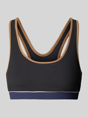 Stanik o kroju bokserki z okrągłym dekoltem Shop The Look MANNEQUINE